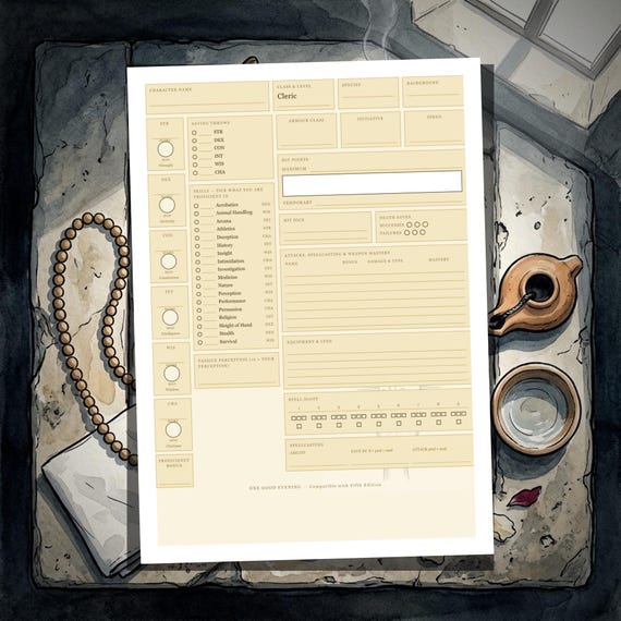 DnD Character Sheet Bundle 2024 — image 5