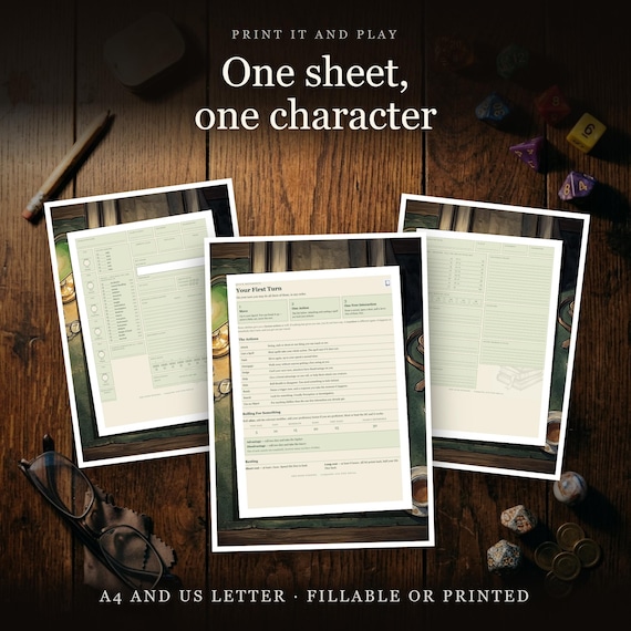 DnD Character Sheet 5e Dark Academia — image 9