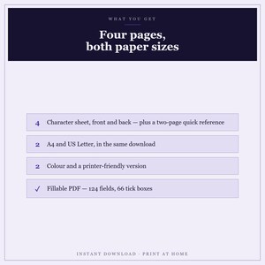 DnD Wizard Character Sheet 5e | Fillable and Printable PDF, Wizard Class Sheet for Dungeon Master Gifts image 6