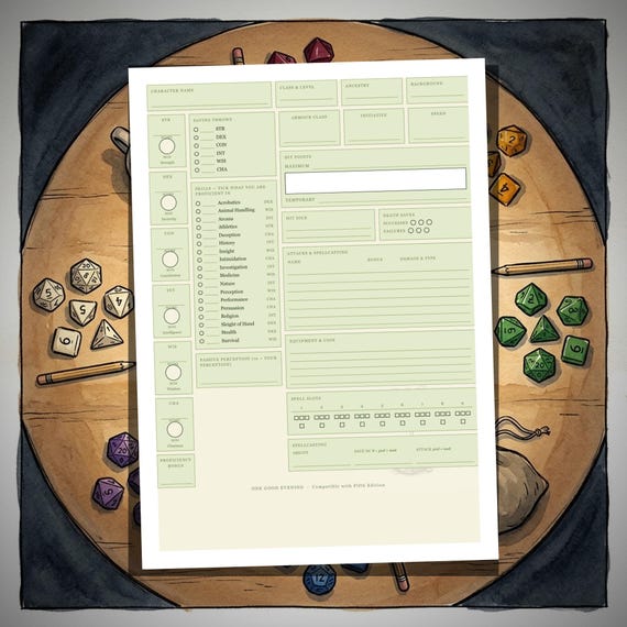 DnD Character Sheet Bundle 5e — image 3