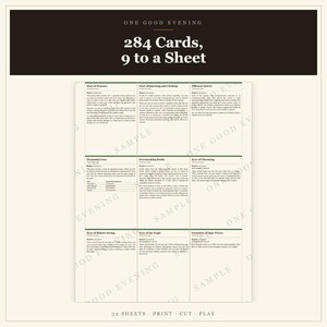 DnD Magic Item Cards 5e | 2014 and 2024 Editions, Illustrated Backs, Printable Dungeon Master Gifts image 1