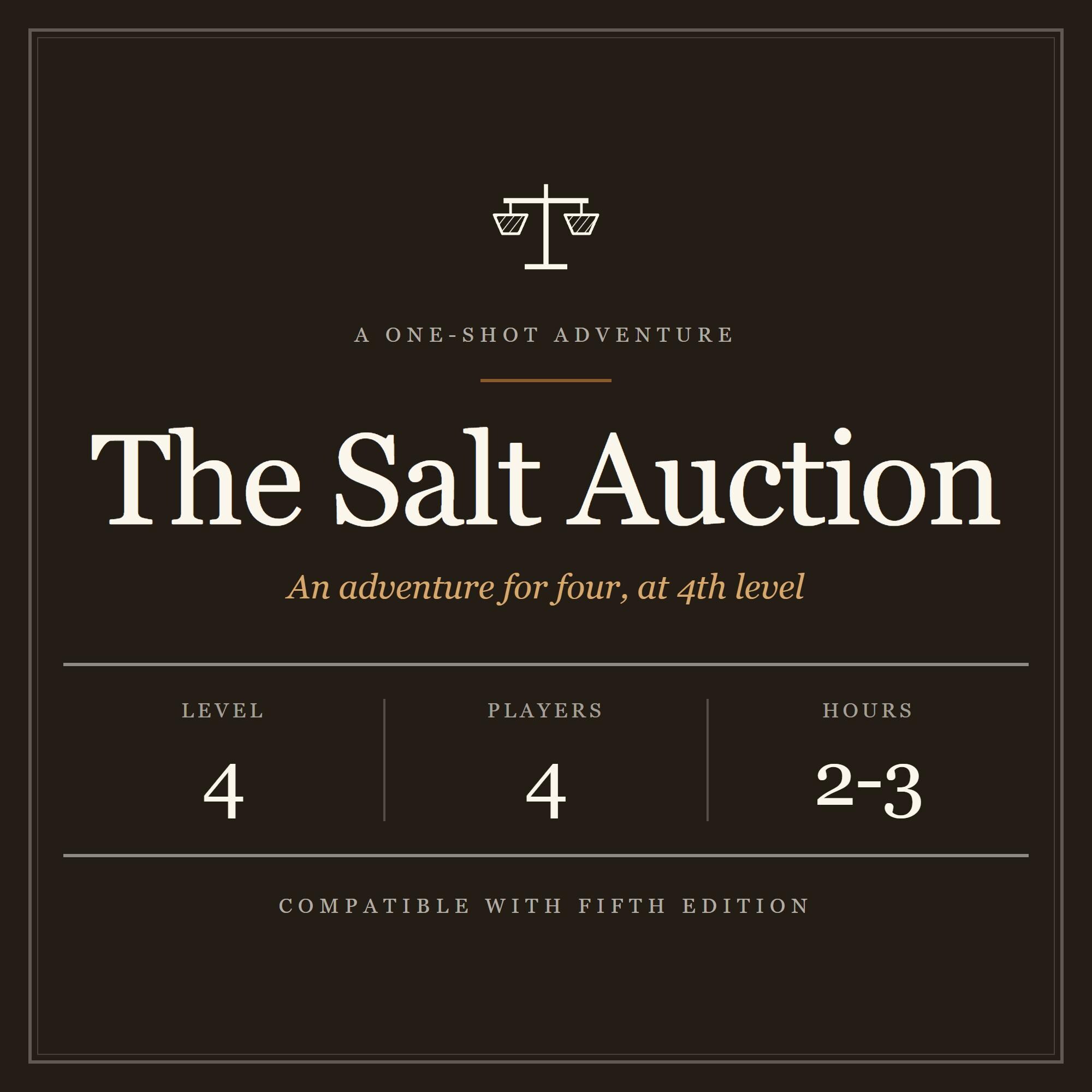 The Salt Auction