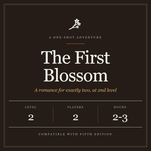 The First Blossom DnD 5e One Shot – Romantic Adventure for Two Players (PDF) image 1