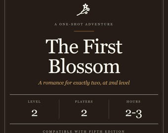 Il Primo Fiore D&D 5e One Shot – Avventura romantica per due giocatori (PDF)