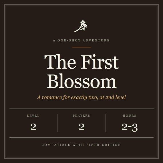 The First Blossom