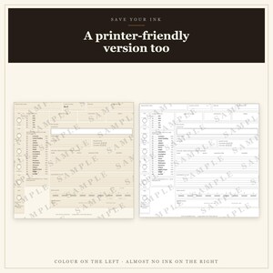 DnD Bard Character Sheet 2024 | Fillable and Printable PDF with Weapon Mastery, Bard Class Sheet for Dungeon Master Gifts image 2