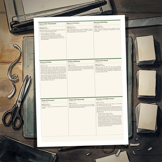 DnD 5e Card Bundle — 2014 rules — image 7