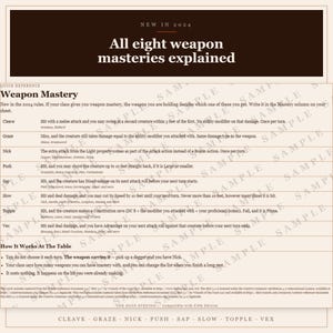 DnD Sorcerer Character Sheet 2024 | Fillable and Printable PDF with Weapon Mastery, Sorcerer Class Sheet for Dungeon Master Gifts Bild 8