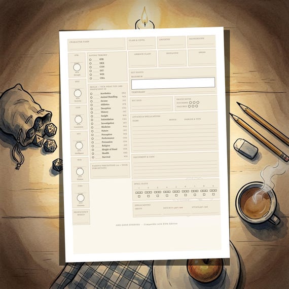 DnD Character Sheet 5e — image 2