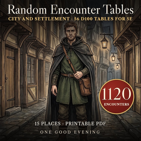 DnD 5e Encounter Tables — City — image 1