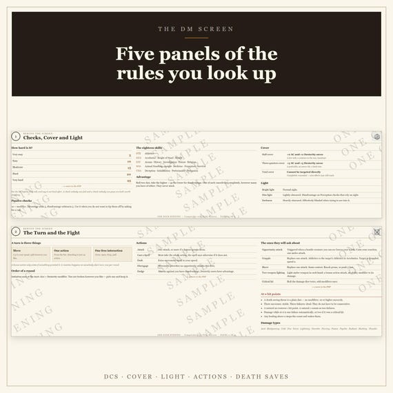 DnD 5e DM Screen