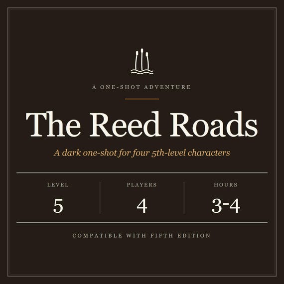 The Reed Roads Dark Horror One Shot Adventure