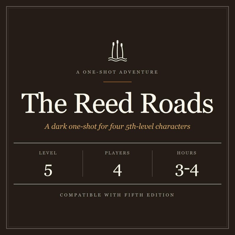 Przygoda jednorazowa The Reed Roads Dark Horror (poziom 5, 4 graczy) (PDF) zdjęcie 1
