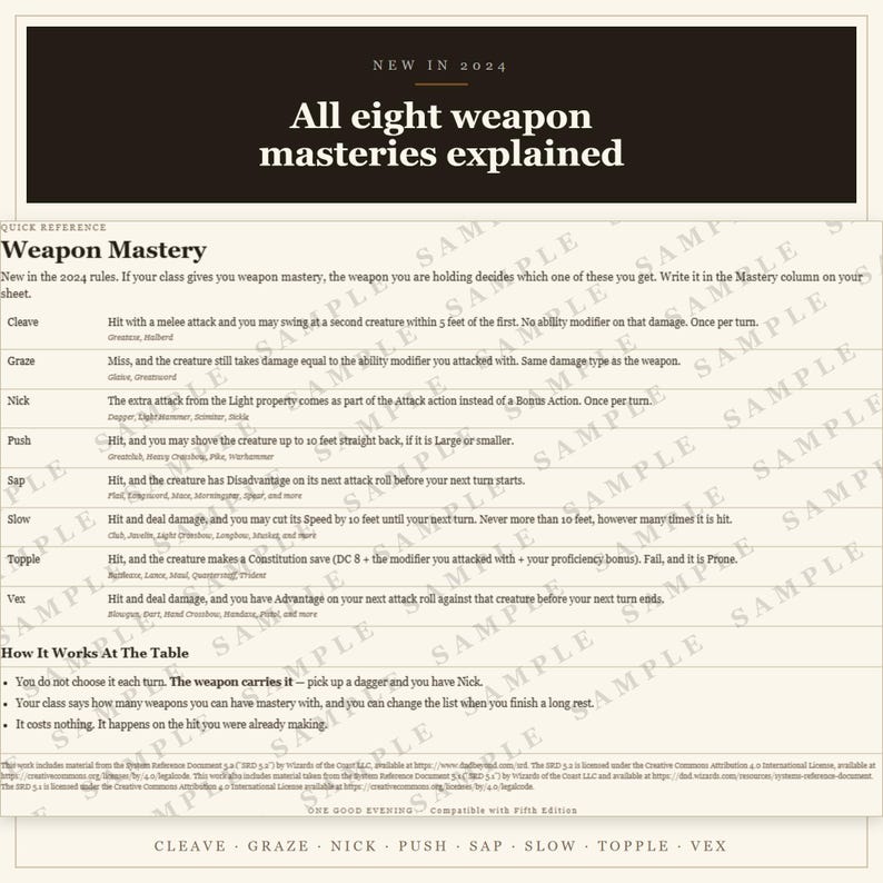DnD Bard Character Sheet 2024 | Fillable and Printable PDF with Weapon Mastery, Bard Class Sheet for Dungeon Master Gifts image 8