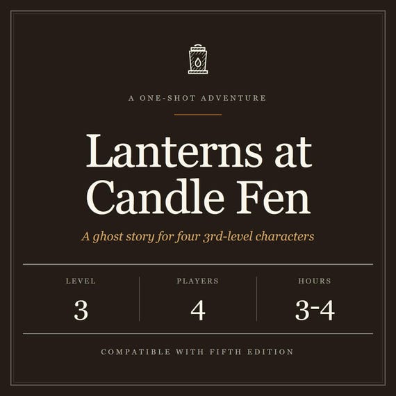 Lanterns at Candle Fen Ghost Story Adventure