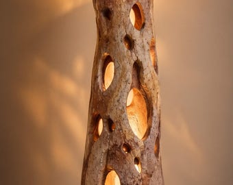 Tree Trunk Floor Lamp | Branching Woodland Light | Sculptural Tree Lamp | Organic Modern Decor | Rustic Nature-Inspired Lighting