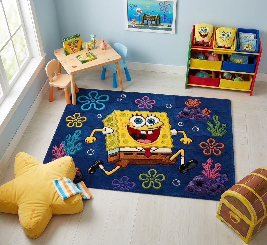 Spongebob rug - Etsy 日本