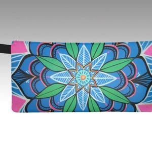 Bolso de mano "Begin Within" - clutch boho - bolso de mano boho - clutch mandala - estuche - neceser - funda para móvil - monedero boho