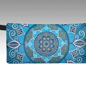 Bolso de mano estilo opulencia oceánica - clutch boho - bolso de mano boho - clutch mandala - estuche - neceser - funda para móvil - monedero boho