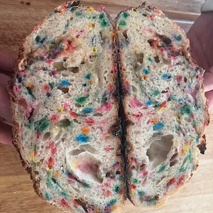 My Daughter, Jennifer’s Famous Marshmallow Unicorn Bread! My granddaughter’s favorite.
