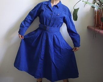 シャツ/ブラウス(長袖/七分) Ameri VINTAGE - AMERI Vintage VARIOUS BUTTON SHIRT DRESS Ameri vintage VARIOUS BUTTON シャツワンピ（American Vintage