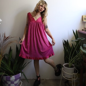 Keisha slip dress magenta 2025