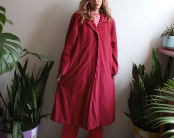 Vintage 1980s pink coat - Juli De Roma