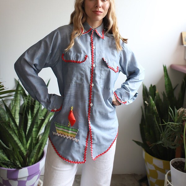 jcpenney chambray shirt