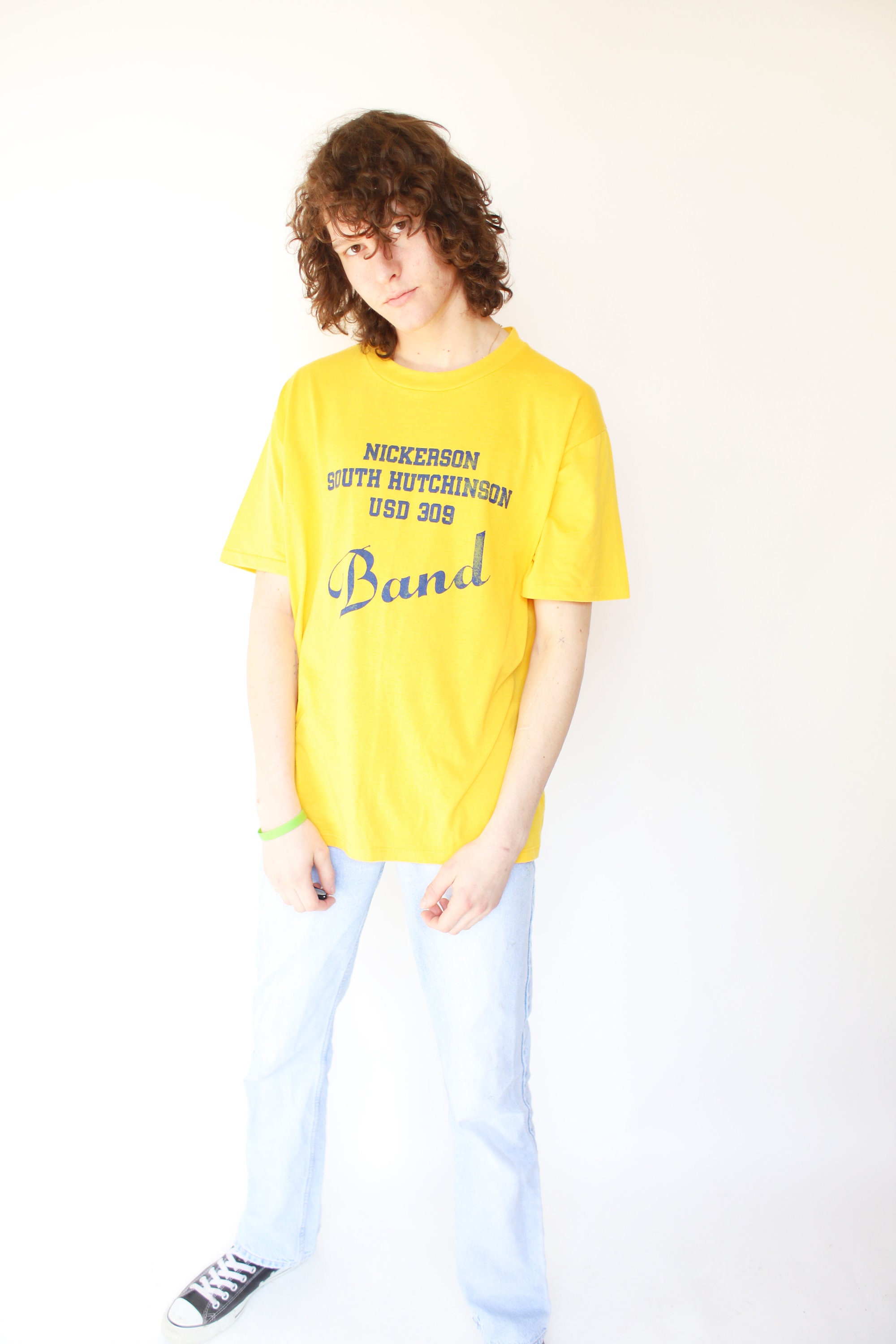 Vintage 1990s XL Nickerson Kansas High School band tshirt Etsy