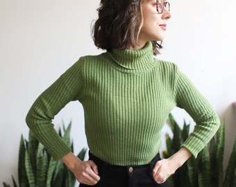 long sleeve cashmere polo