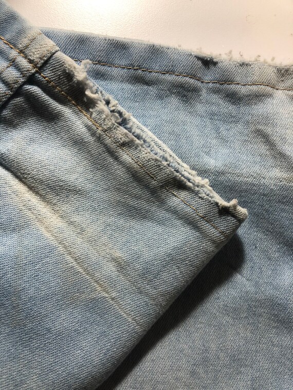 Vintage 1970s 80s 37" waist Levis brown tab faded… - image 7