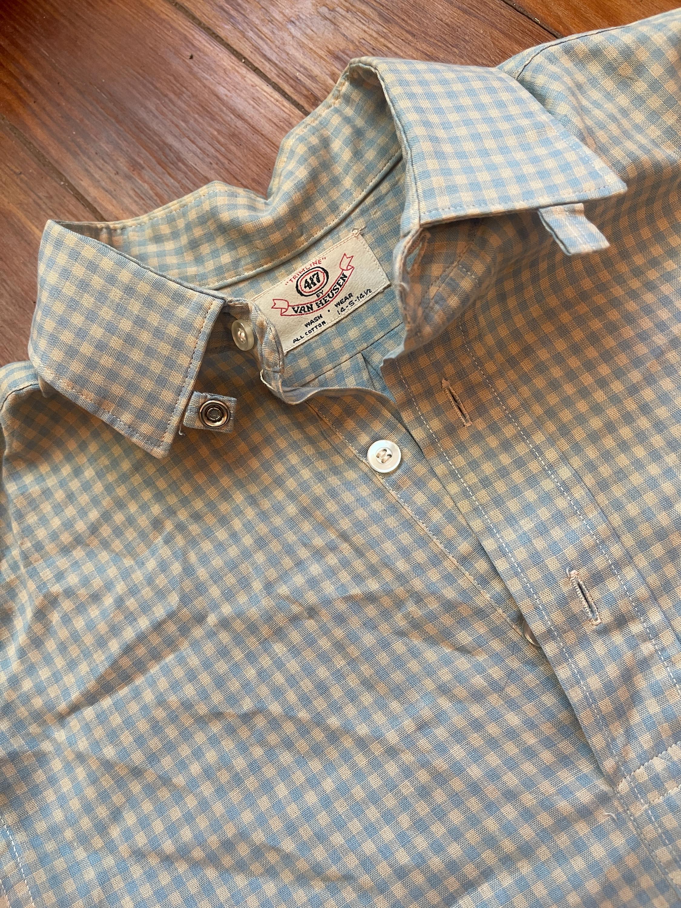 1950s Checked Shirt - Etsy Canada