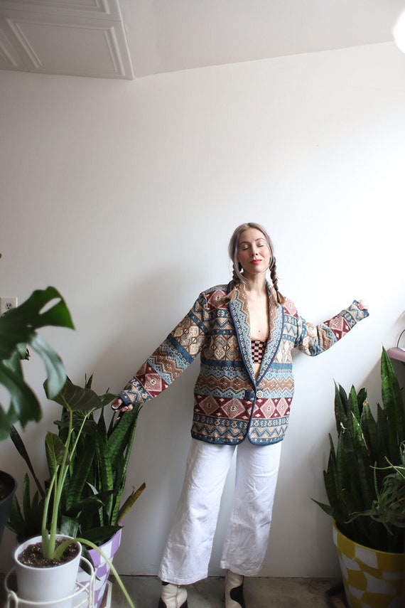 vintage southwestern tapestry blanket Gem