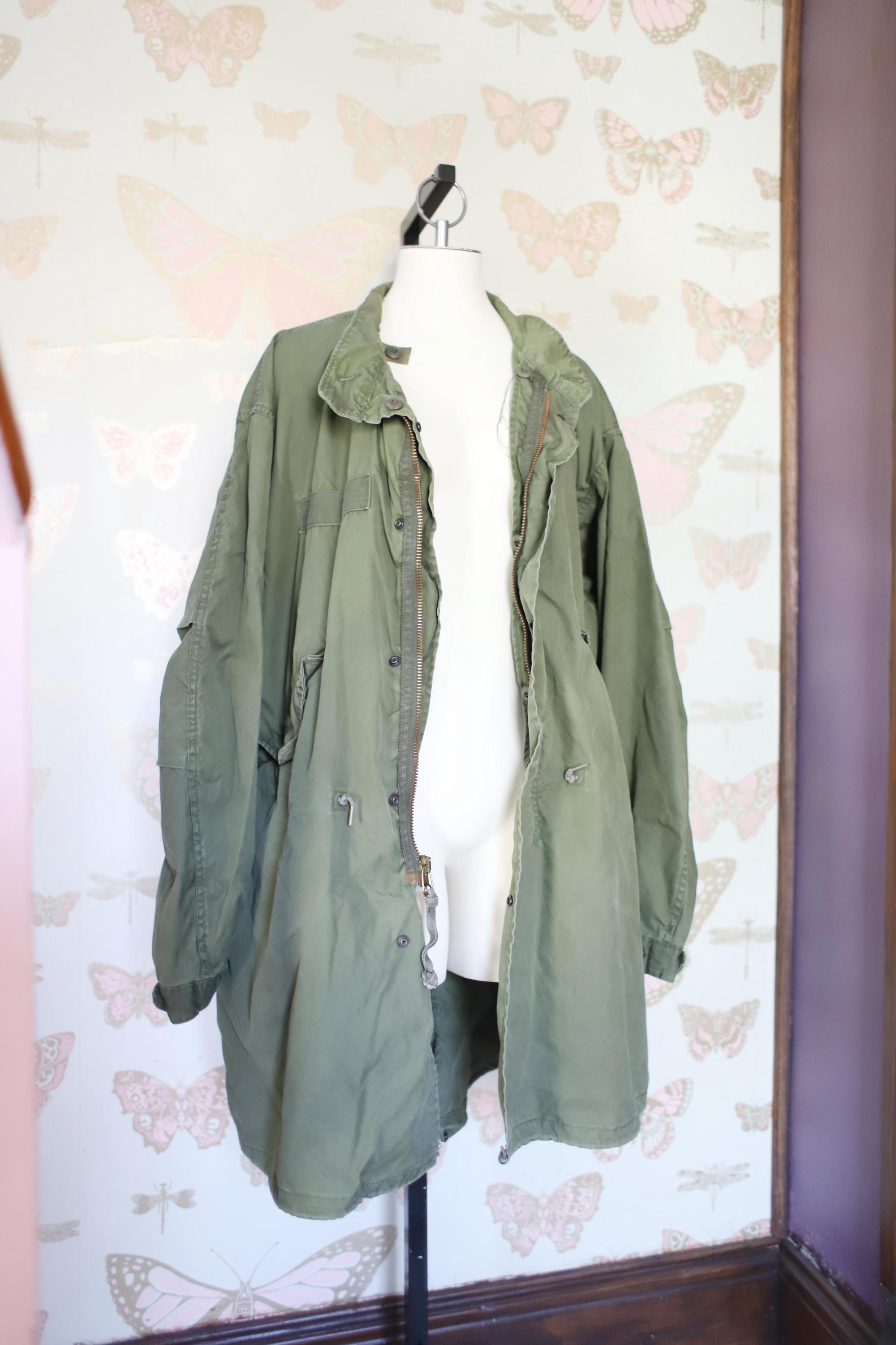 【VINTAGE】80s us army”M65 FISHTAIL PARKA Genuine US M65 Fishtail Parka Padded Army Jacket Military Field