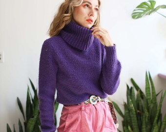 Purple Turtleneck - Etsy Australia