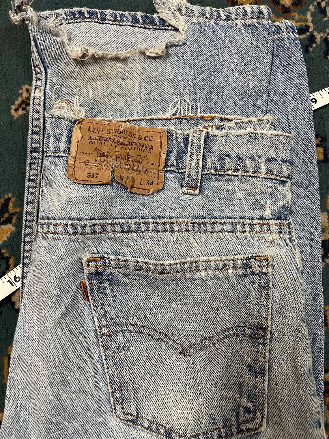 levis 517 orange tab