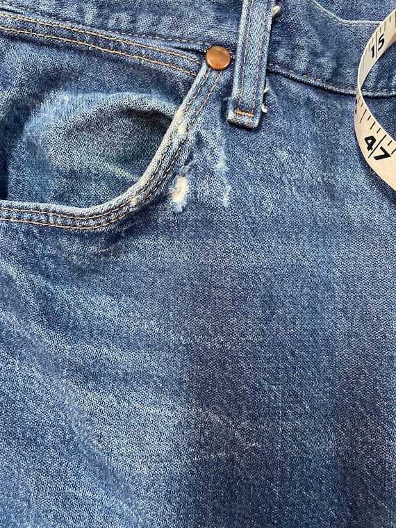 Vintage 1990s 34" waist Wrangler denim jeans - me… - image 7