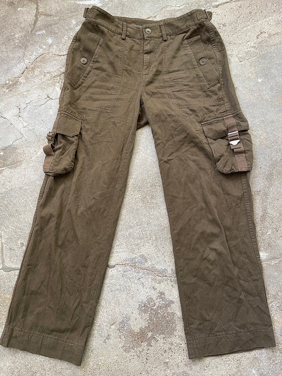 Vintage 1990s 2000s 00s y2k Ralph Lauren olive gr… - image 10