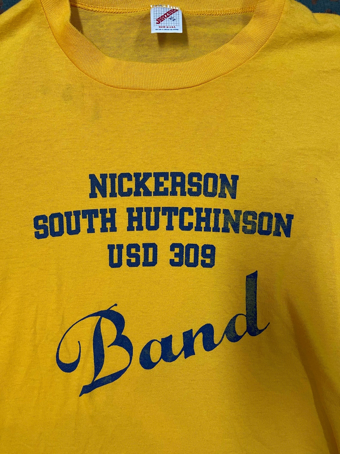 Vintage 1990s XL Nickerson Kansas High School Band Tshirt Etsy