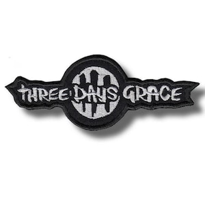 Three Days Grace Embroidered Patch Badge Iron on Applique 25e99b