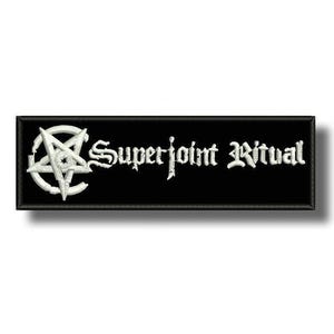 Superjoint Ritual Patch Badge Applique Embroidered Iron on ba3307