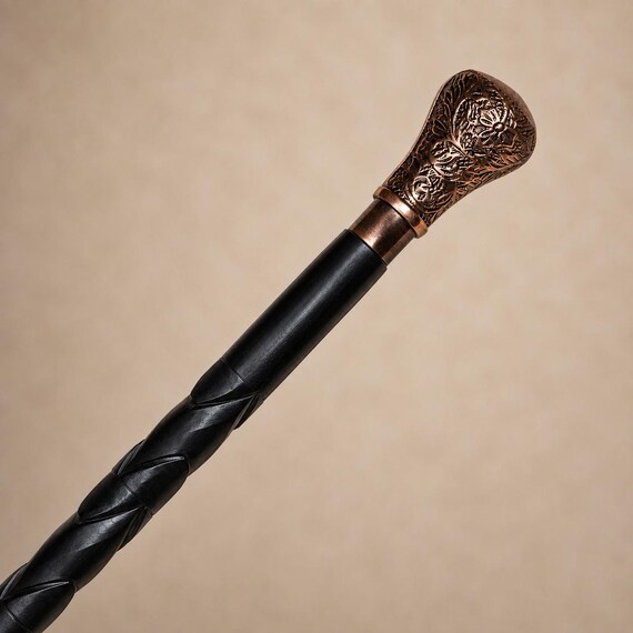 Wooden Walking Stick Cane | Elegant Classic Design, Men Women Support