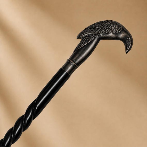 Wooden Walking Stick Cane | Elegant Classic Design, Men Women Support