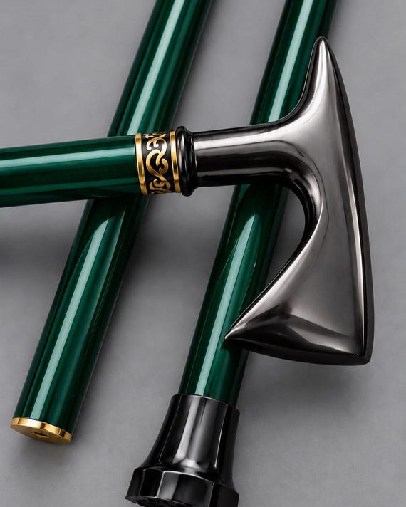 Wooden Walking Stick Cane | Elegant Classic Design, Men Women Support