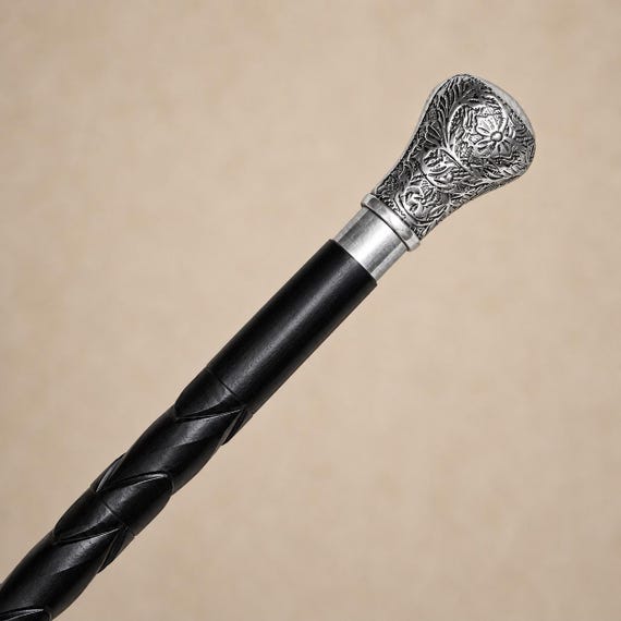 Handmade Wooden Walking Stick | Elegant Classic Design, Durable Support