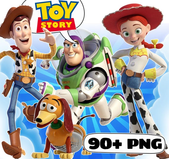 Toy Story PNG Bundle | Toy Story Clipart Designs | Toy Story Alphabet & Numbers | Kids Birthday Designs | Party Clipart | Digital Download