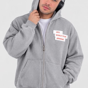 Bts Arirang Zip up Hoodie - Etsy