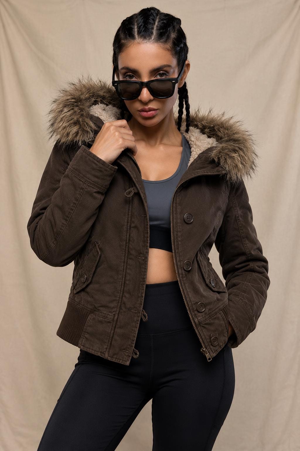 Faux Fur Jacket Y2k - Etsy