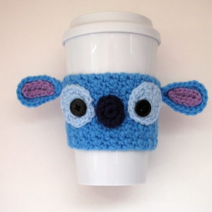 Crochet Stitch Coffee Cup Cozy image 1