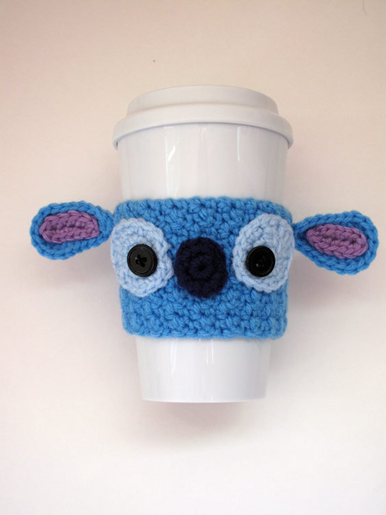 Crochet Stitch Coffee Cup Cozy image 1